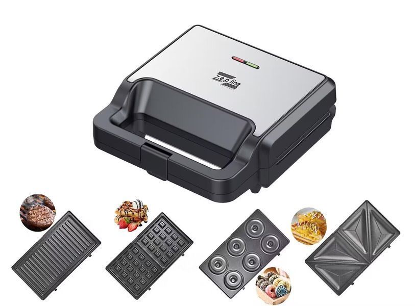 Электрическая вафельница 4в1 2200 W tk_electro001 фото