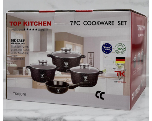 Набор кастрюль и сковорода Top Kitchen гранитное покрытие tk_tk00076 фото